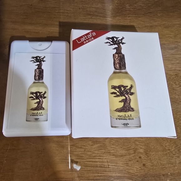 NIB Lattafa Pride Eternal Oud EDP Spray 20ML (0.67 OZ), Travel Size Unisex - Picture 5 of 7